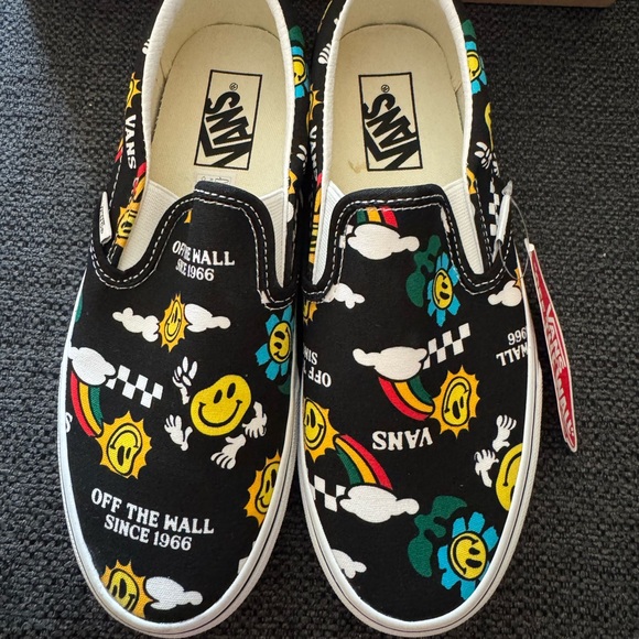 Vans Classic Slip-On Smiley Graphics - Picture 2 of 6